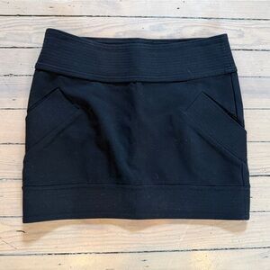 DVF Classic Black Women's Mini Skirt